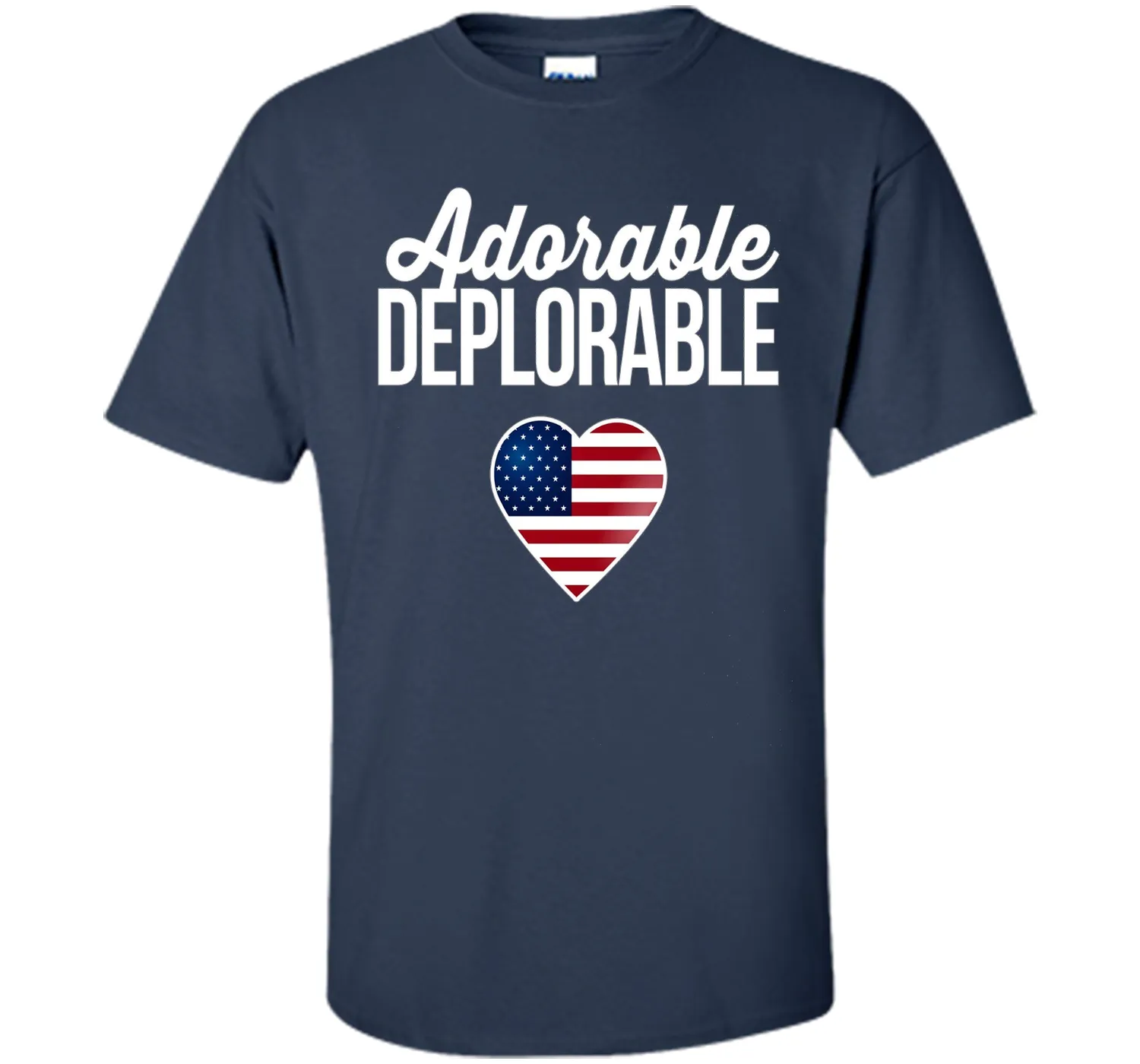 USA Flag Heart Adorable Deplorable Shirt Deplorable T