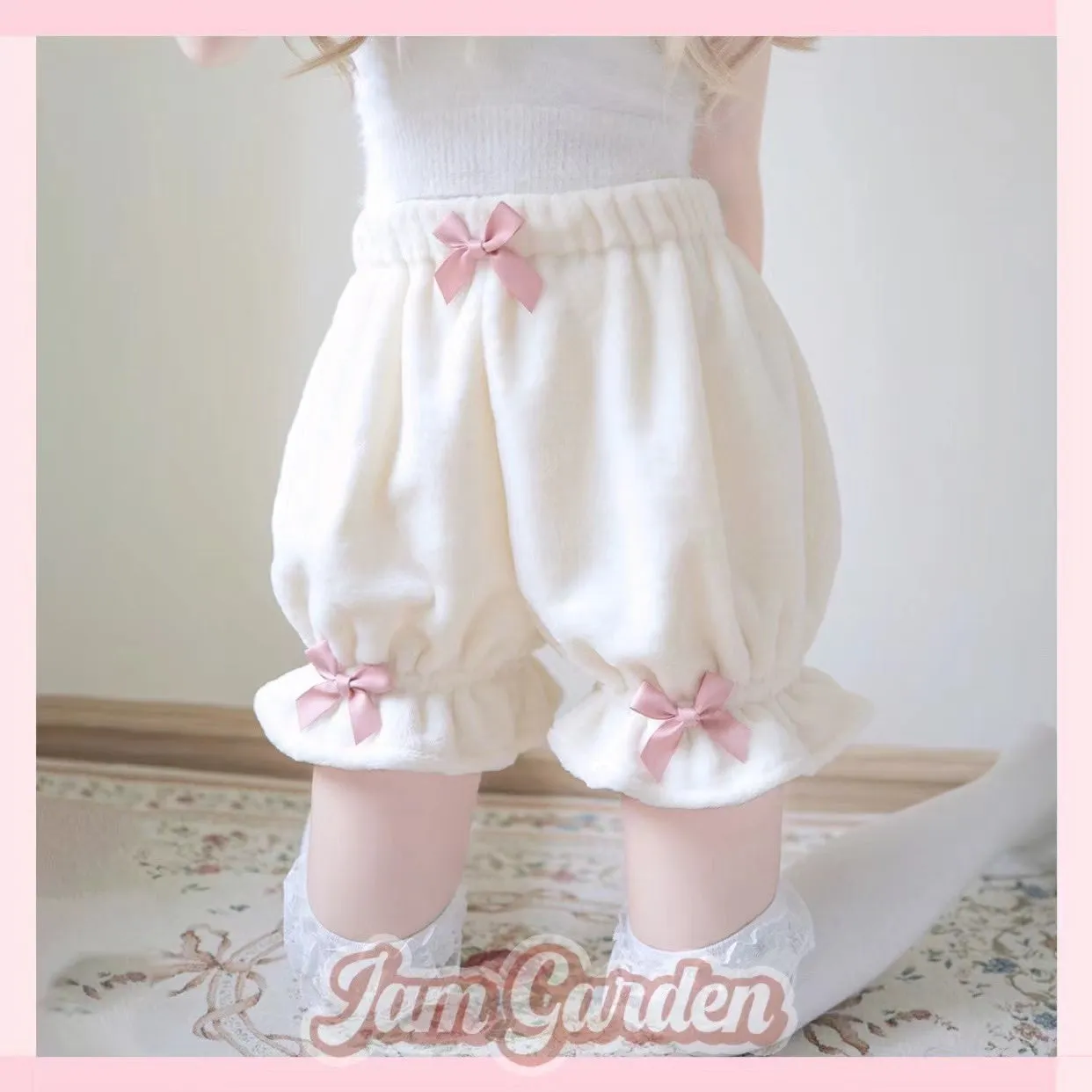 Velvet Pumpkin Pants Lolita Japanese Outerwear Versatile Warm Leggings