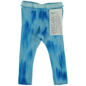 Versatile Textura Azul Ribbed Legging
