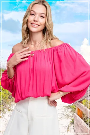 Vivid Pink Jenna Top
