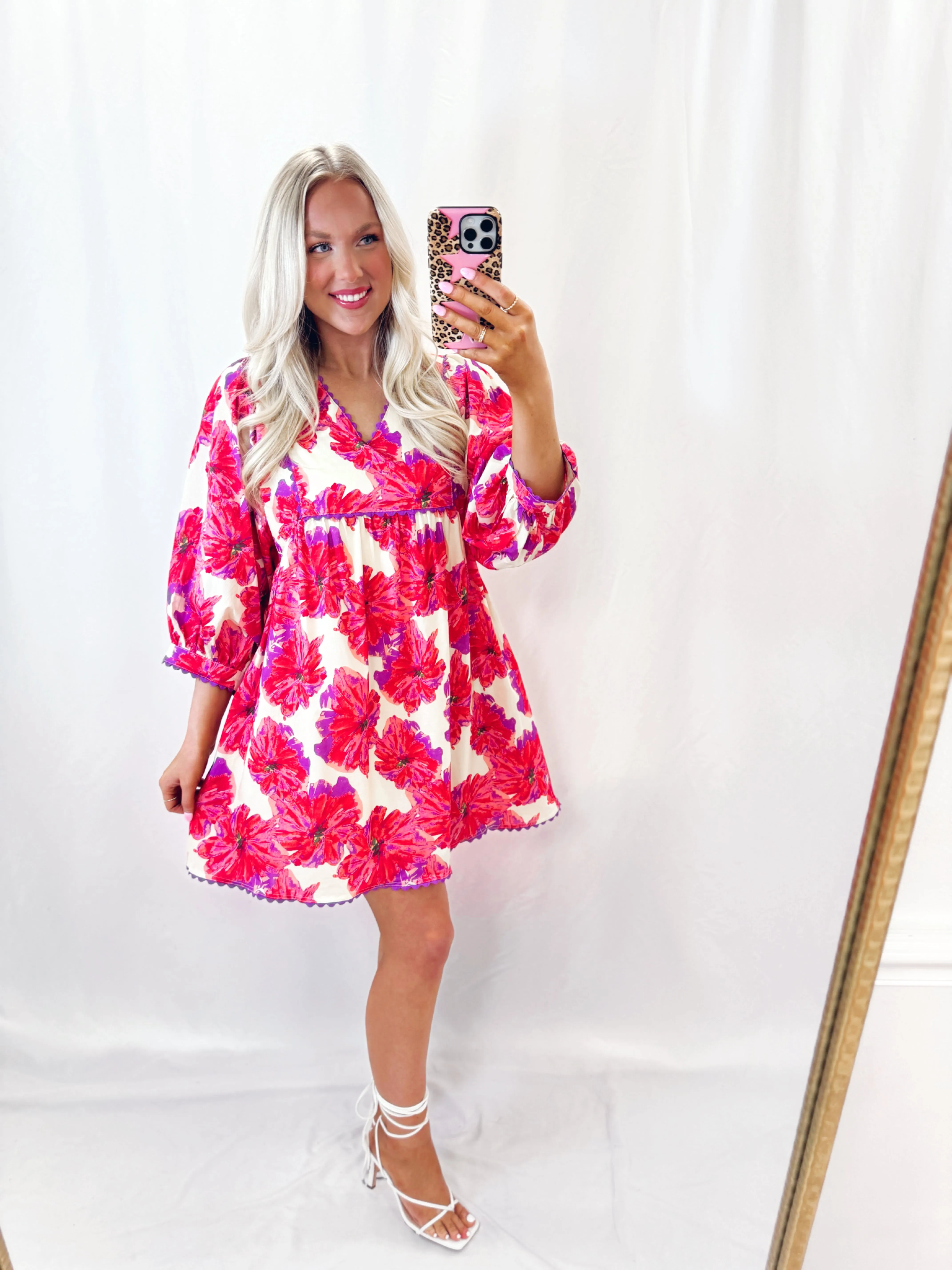 Vividly Floral Dress