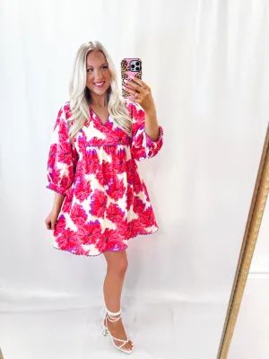 Vividly Floral Dress