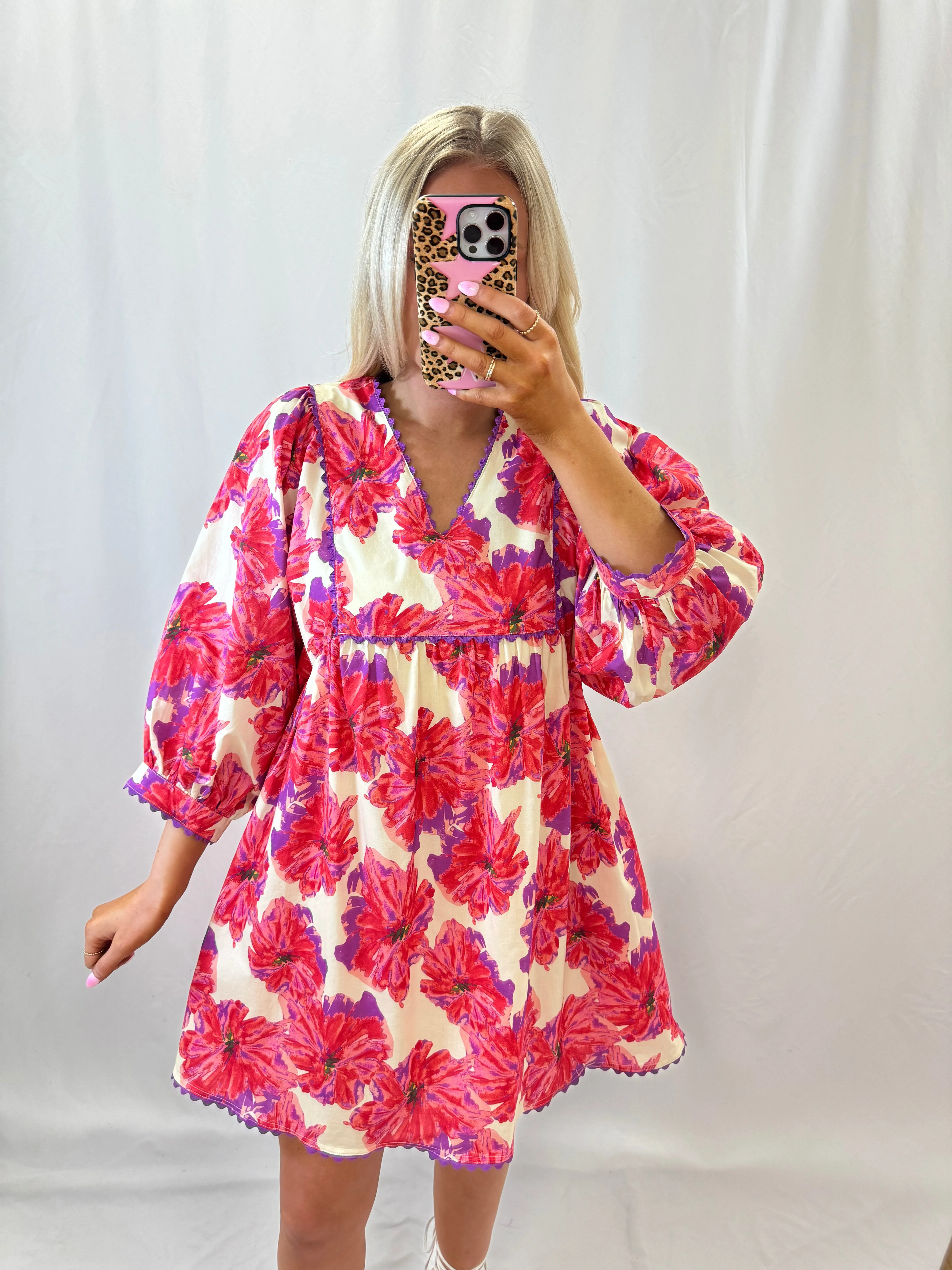 Vividly Floral Dress