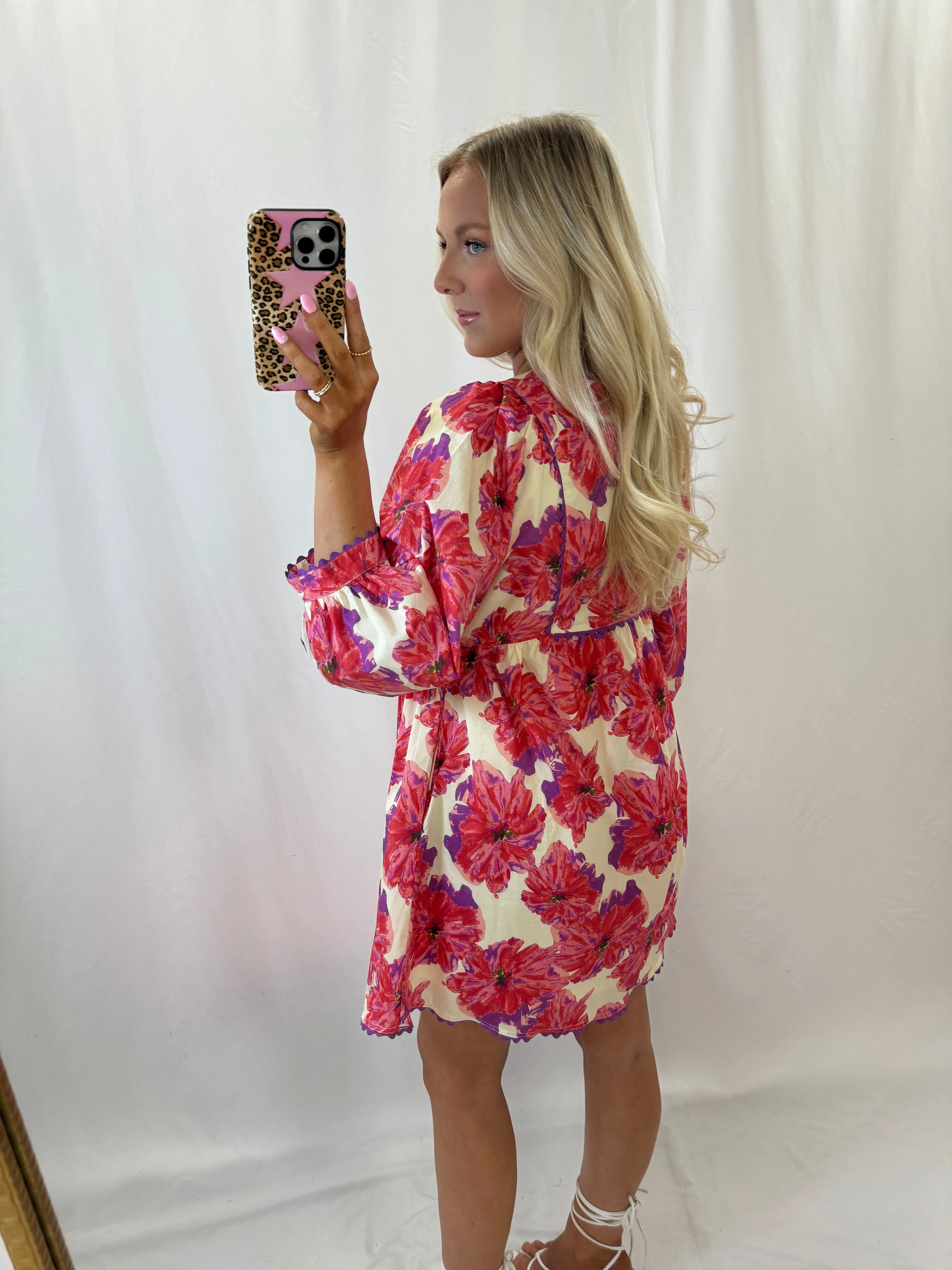 Vividly Floral Dress