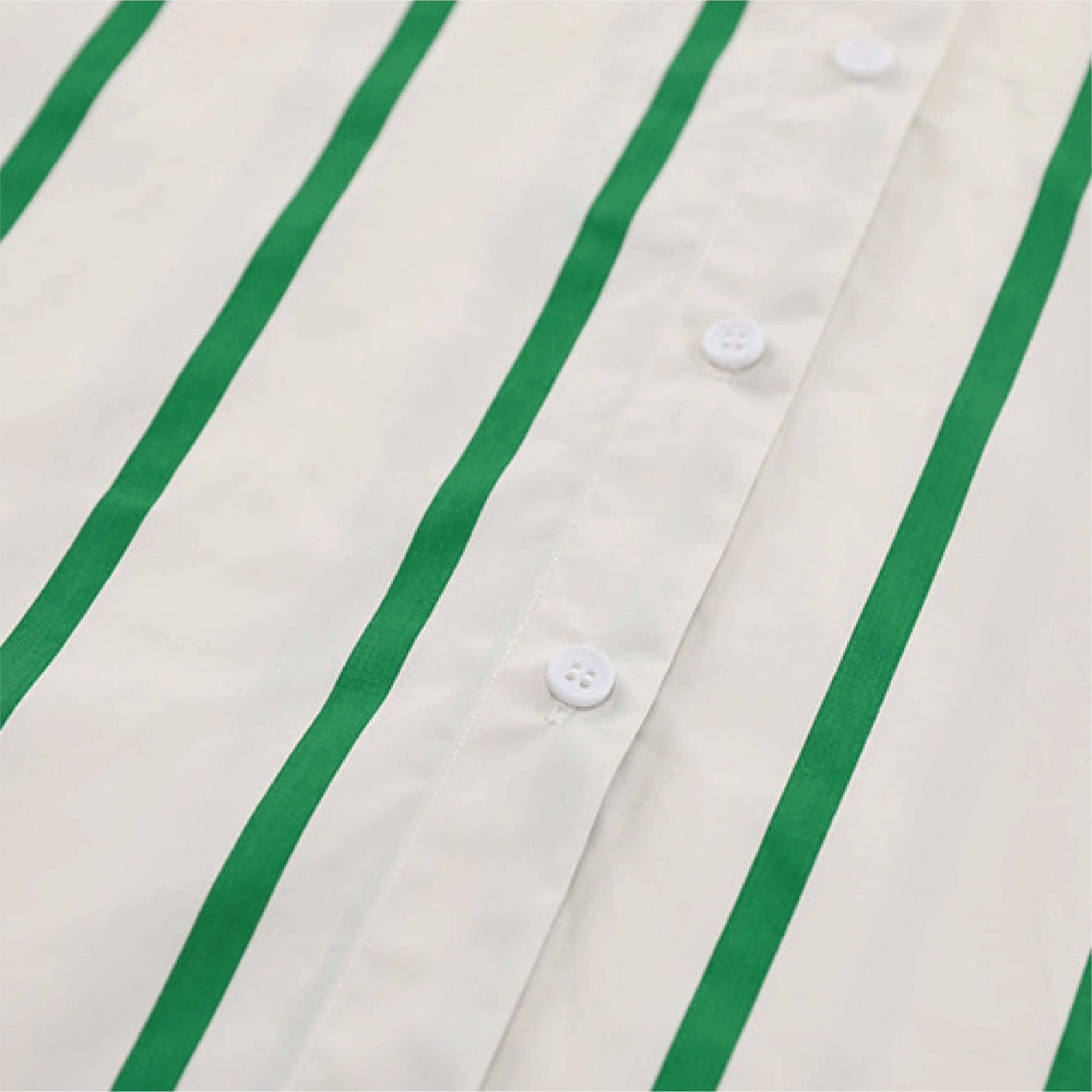 Voluminous Fresh Stripe Shirt