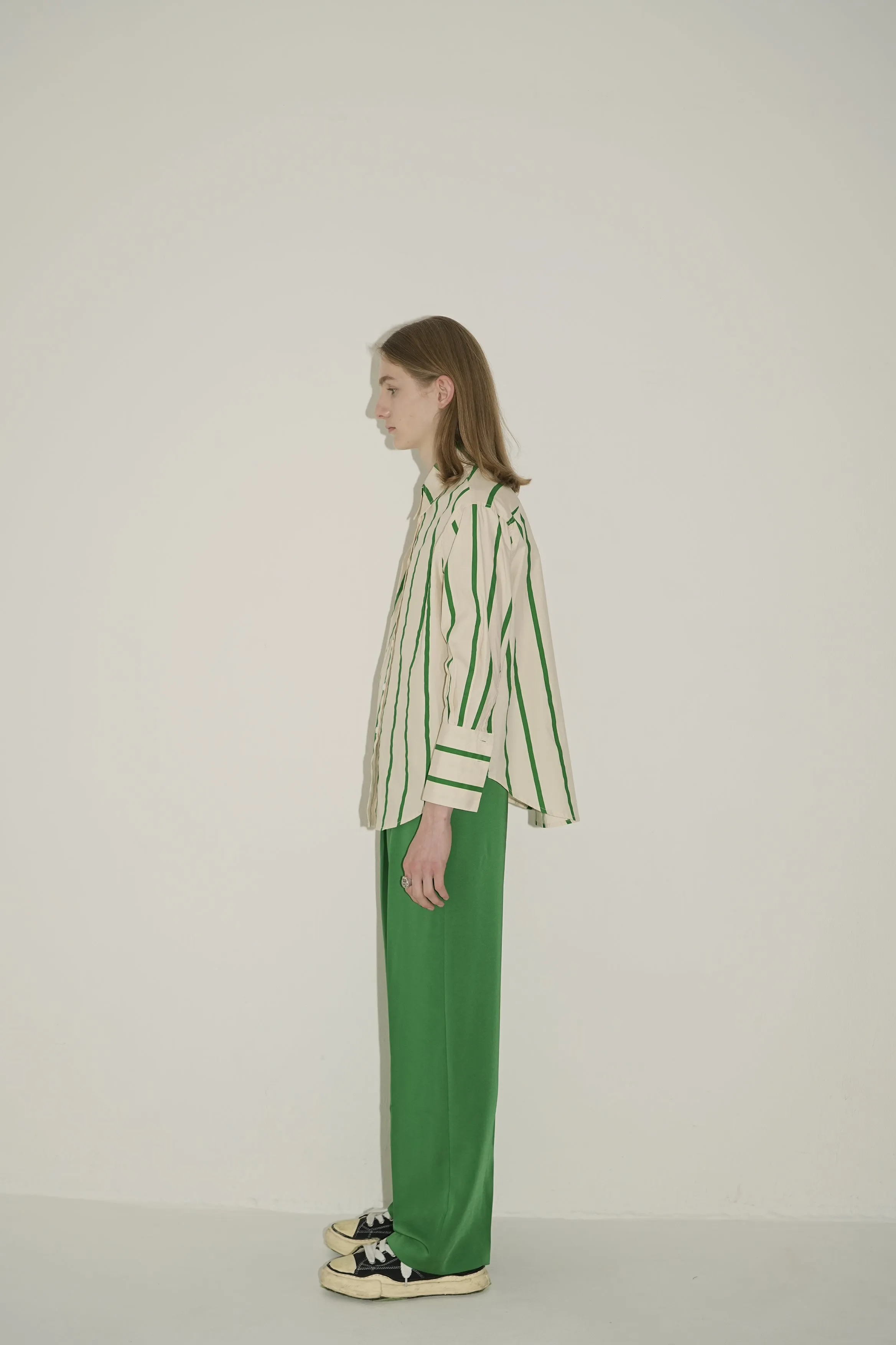 Voluminous Fresh Stripe Shirt