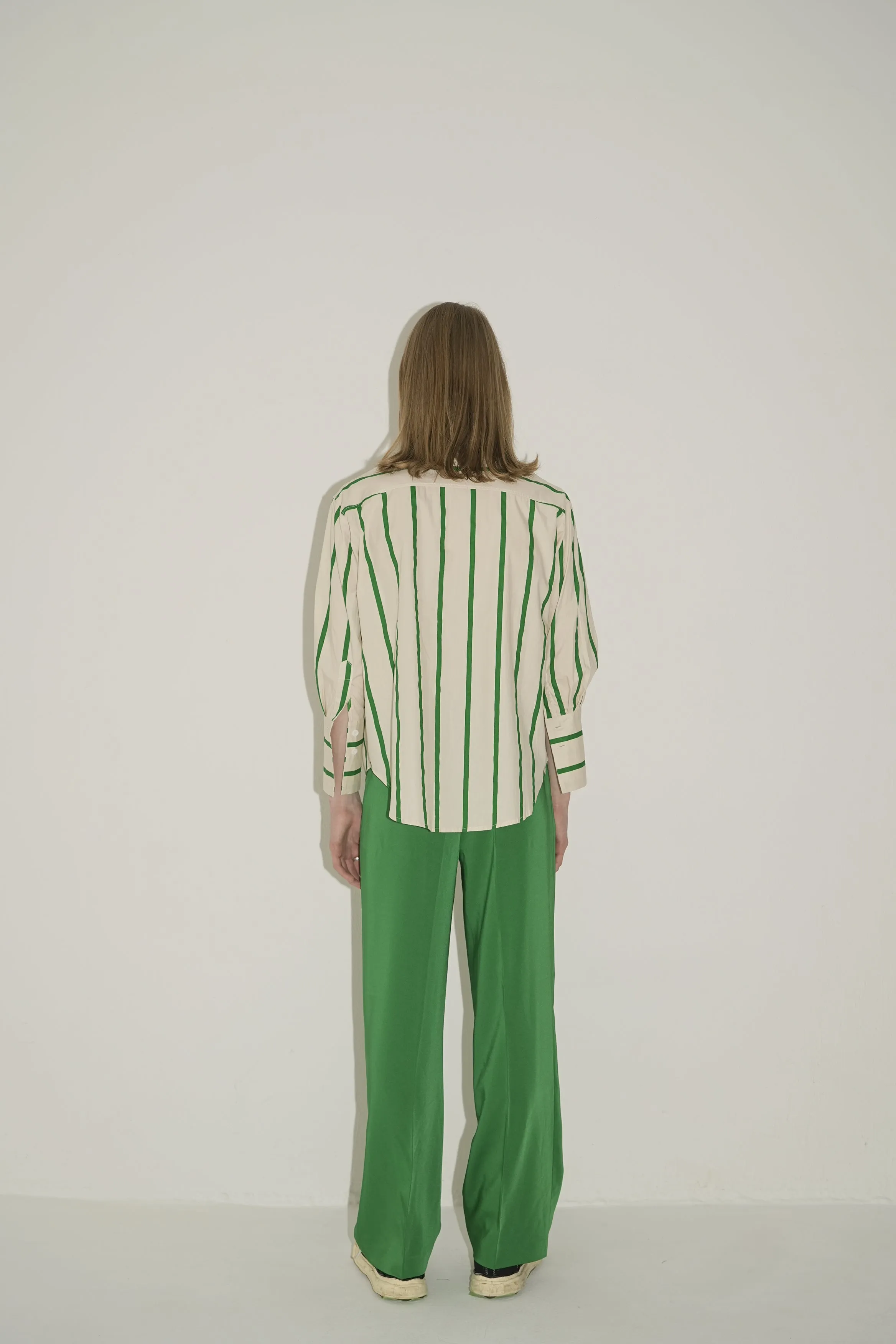 Voluminous Fresh Stripe Shirt