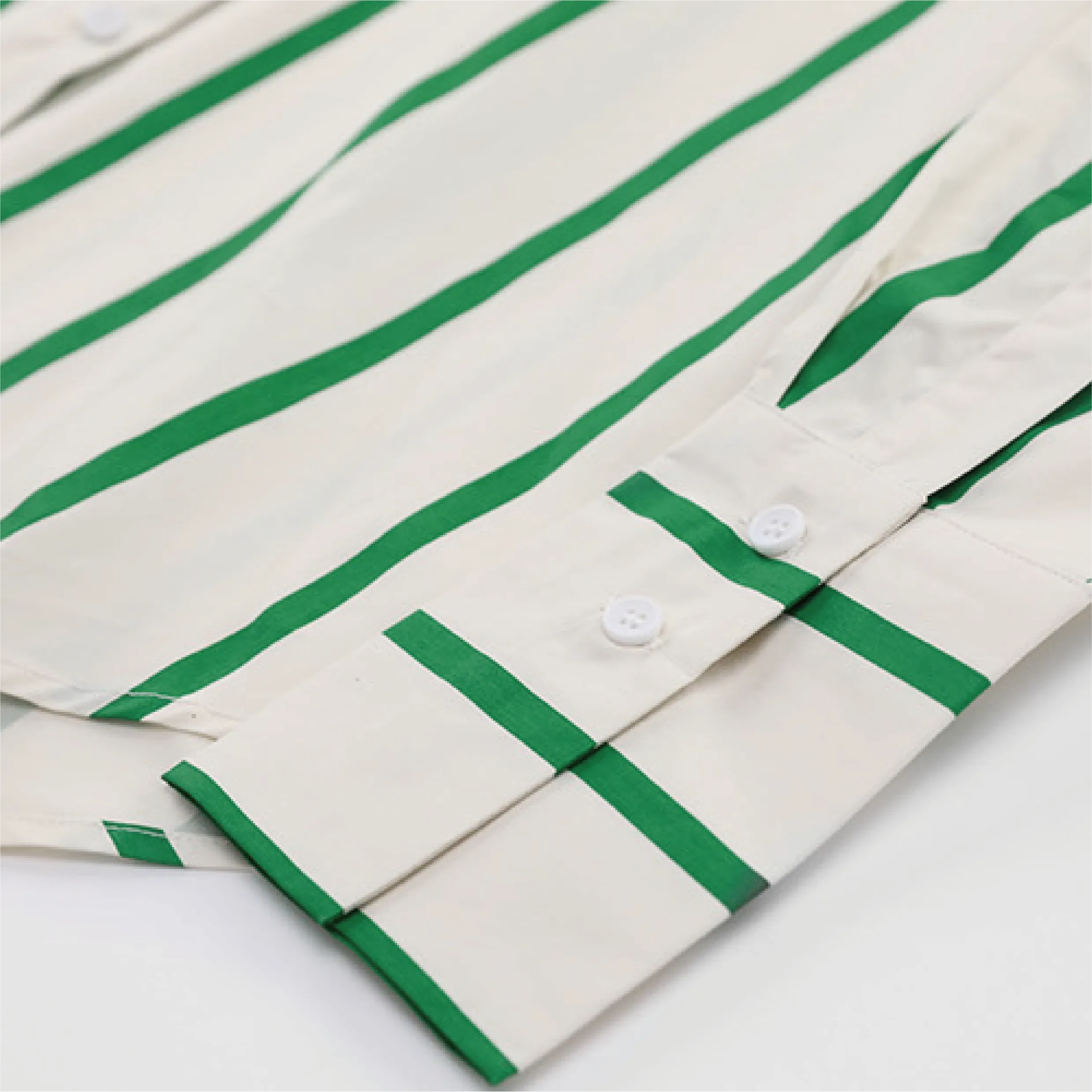 Voluminous Fresh Stripe Shirt