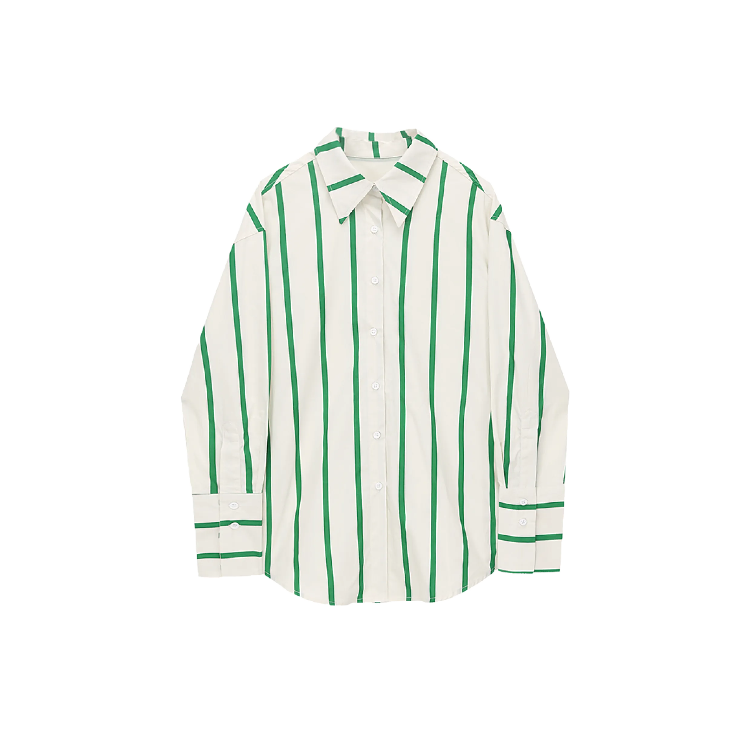 Voluminous Fresh Stripe Shirt