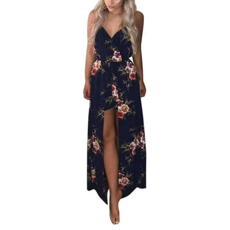 Women Elegant Long Jumpsuit Overalls  New Fashion Sexy Women's Romper
