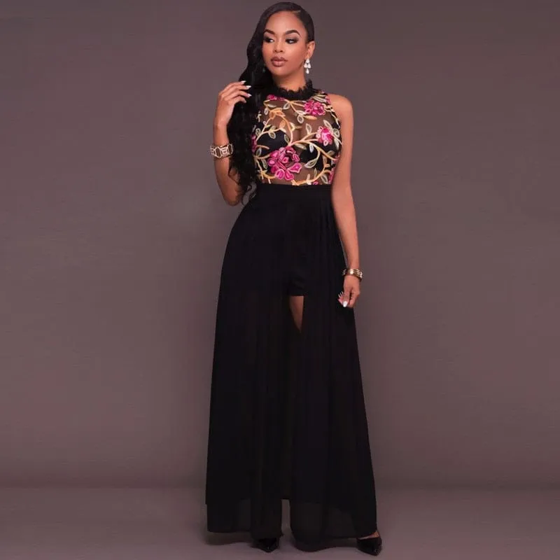 Women Elegant Long Jumpsuit Overalls  New Fashion Sexy Women's Romper