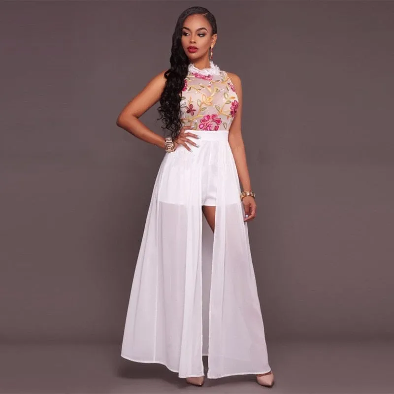 Women Elegant Long Jumpsuit Overalls  New Fashion Sexy Women's Romper