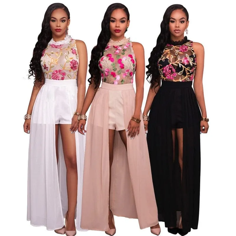 Women Elegant Long Jumpsuit Overalls  New Fashion Sexy Women's Romper