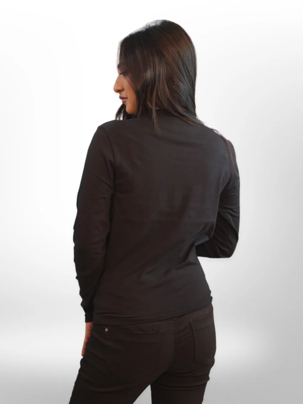 Women Front Cut Out Tops Full Sleeve