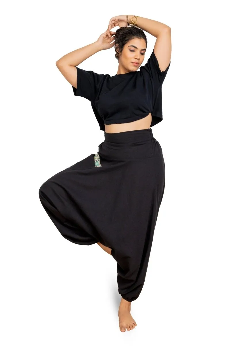 Women's Aladdin Harem Pants | Black