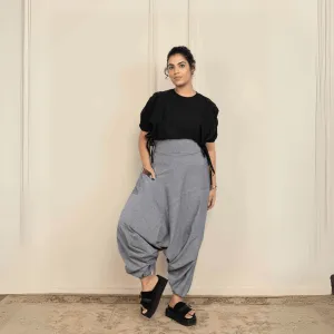Women's Aladdin Harem Pants | Grey