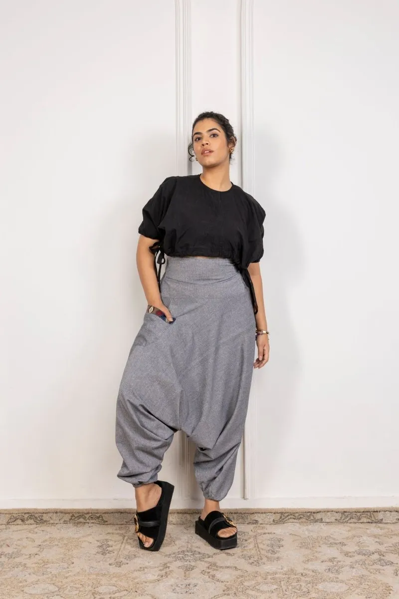 Women's Aladdin Harem Pants | Grey