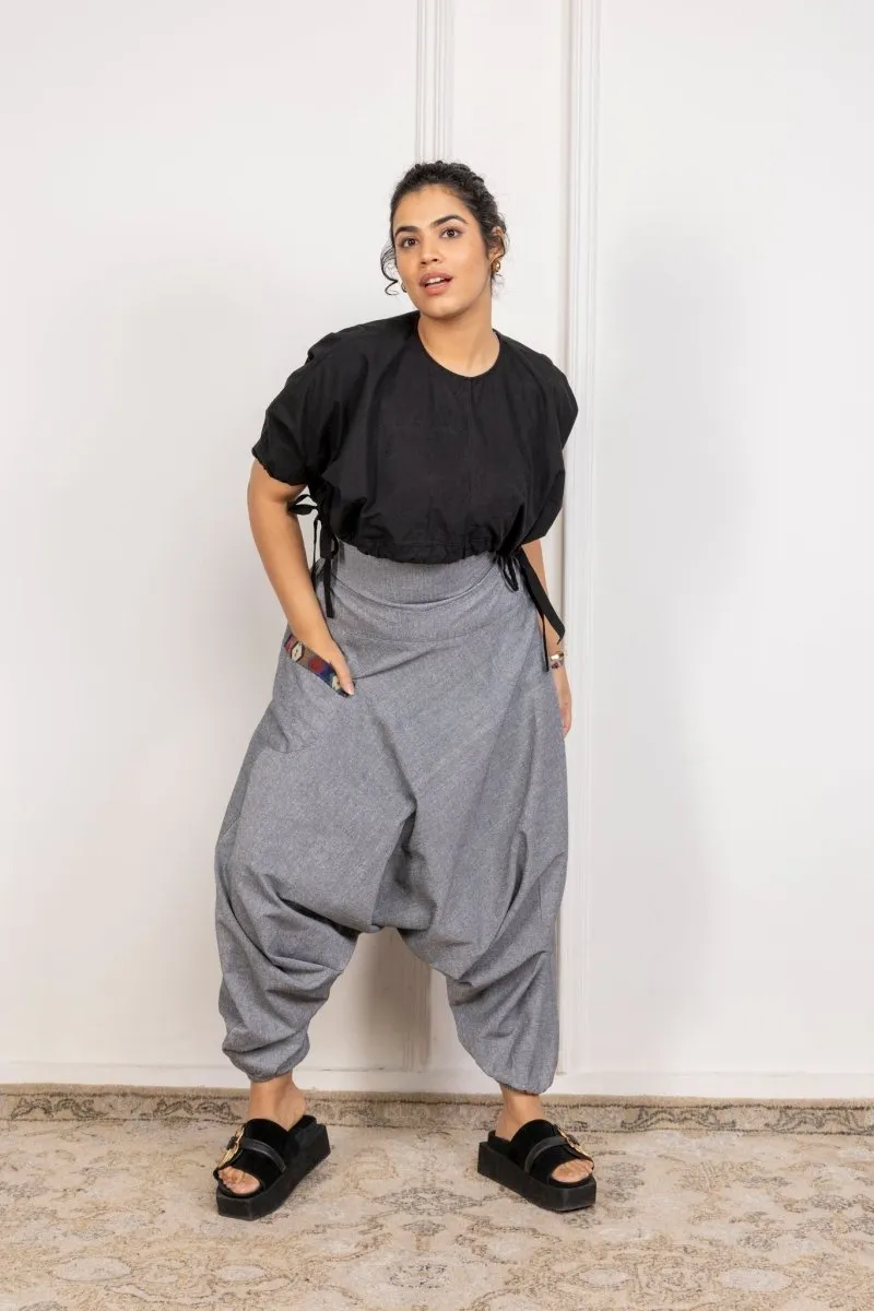 Women's Aladdin Harem Pants | Grey