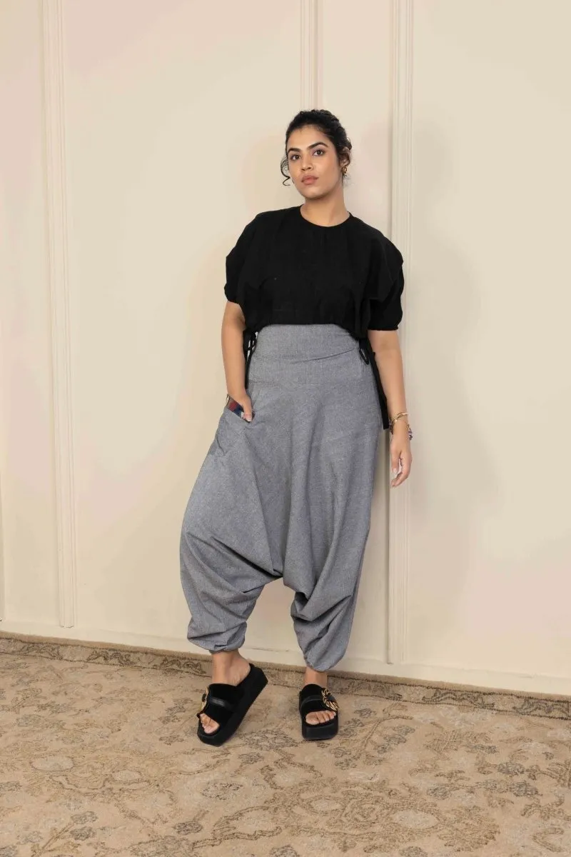 Women's Aladdin Harem Pants | Grey