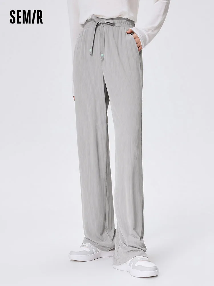 Women's Knitted Comfortable Cool Straight Pants