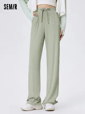 Women's Knitted Comfortable Cool Straight Pants