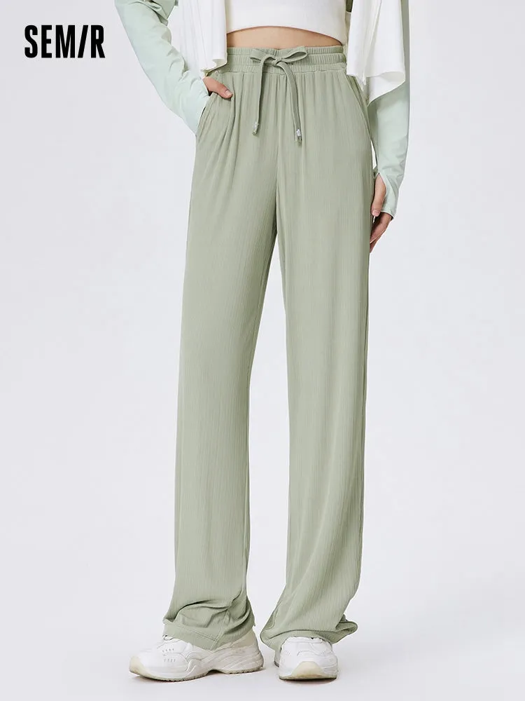 Women's Knitted Comfortable Cool Straight Pants