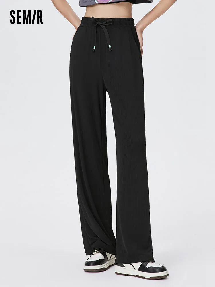 Women's Knitted Comfortable Cool Straight Pants