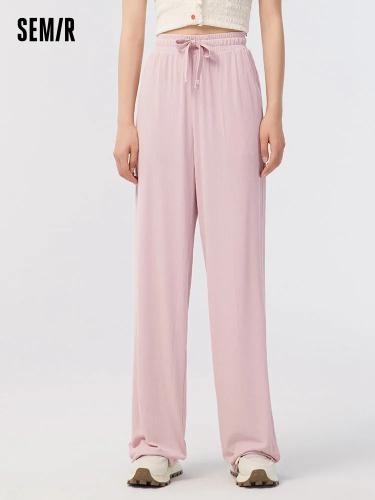 Women's Knitted Comfortable Cool Straight Pants