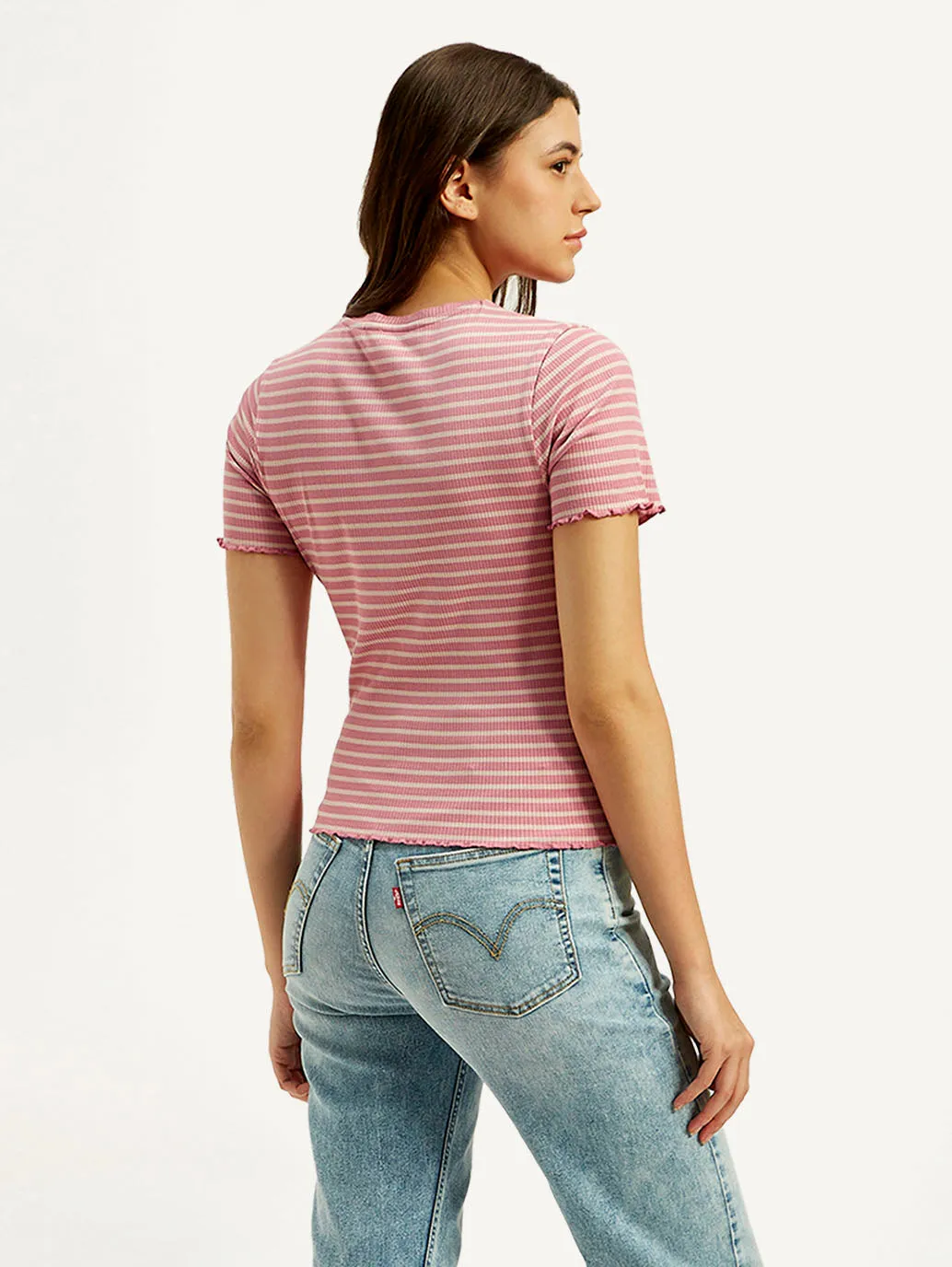 Women's Striped Slim-fit T-shirt