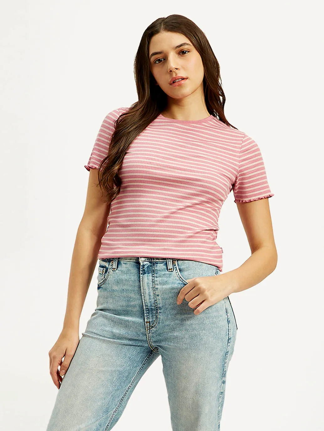 Women's Striped Slim-fit T-shirt