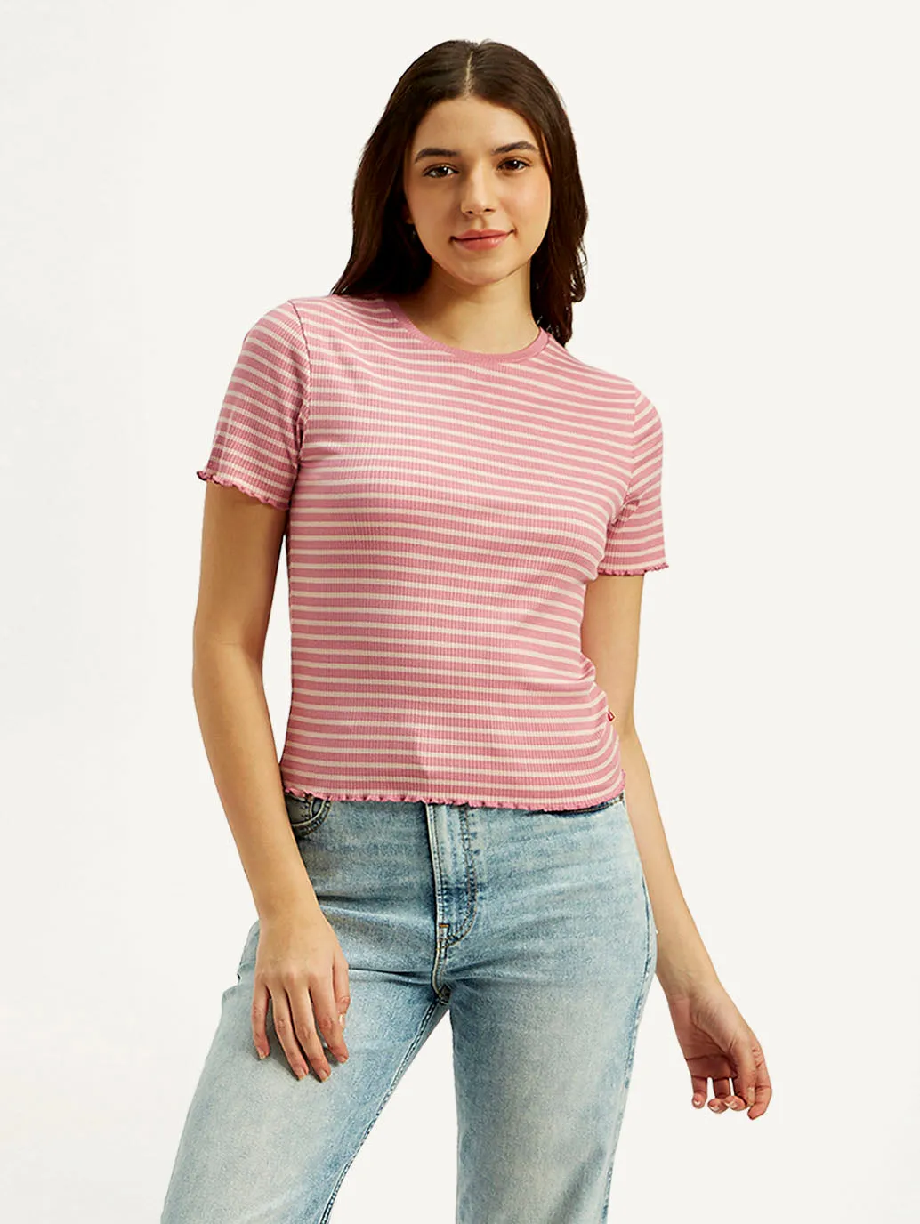 Women's Striped Slim-fit T-shirt