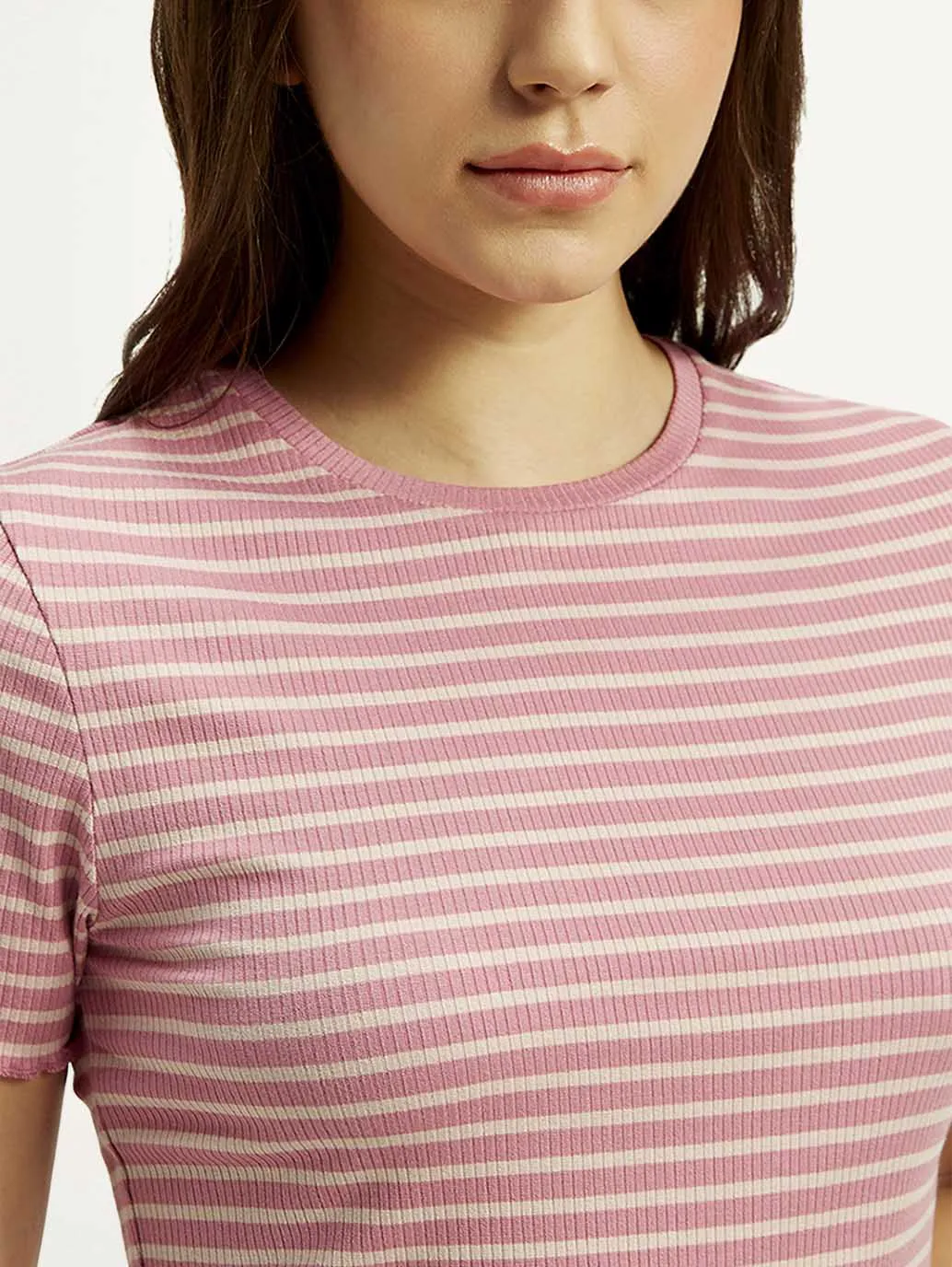 Women's Striped Slim-fit T-shirt