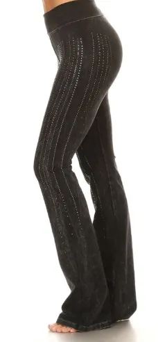 Yoga Pant with Dripping Stone pattern