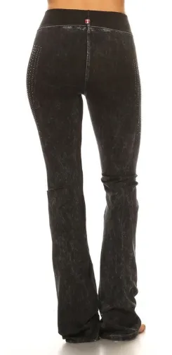 Yoga Pant with Dripping Stone pattern